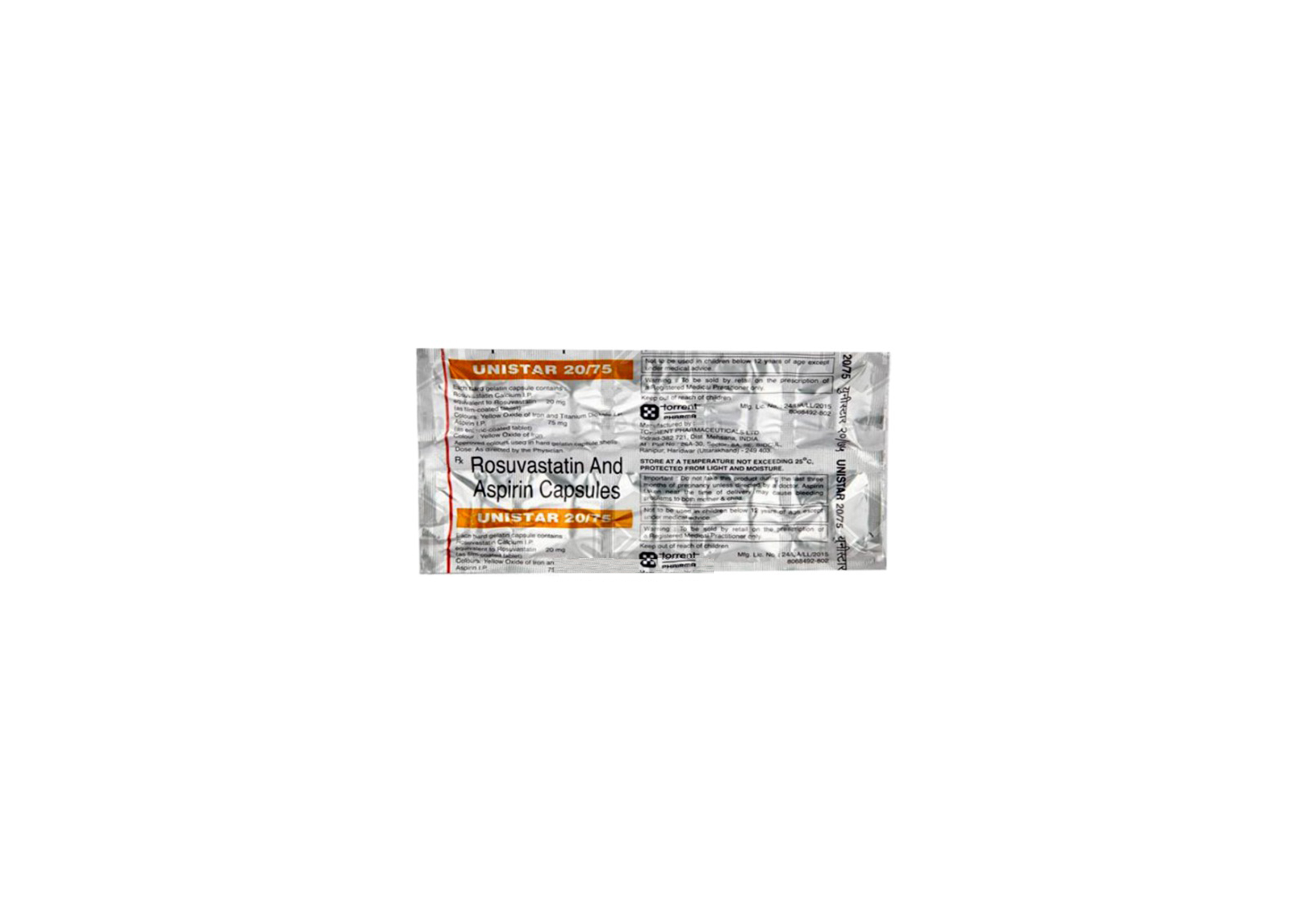 UNISTAR 20/75MG